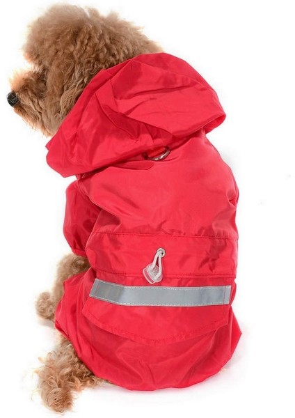 Küçük ve Orta Irk Köpek Paçalı Yağmurluk - Jorma Kırmızı fiyatları