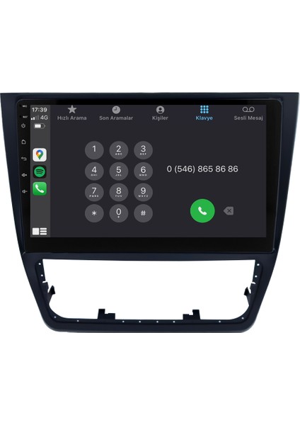 Skoda Yeti (2010-2017) Android 14 Multimedya Carplay 10 Inch 8 GB Ram / 128 GB Hafıza CRV-4486XAA
