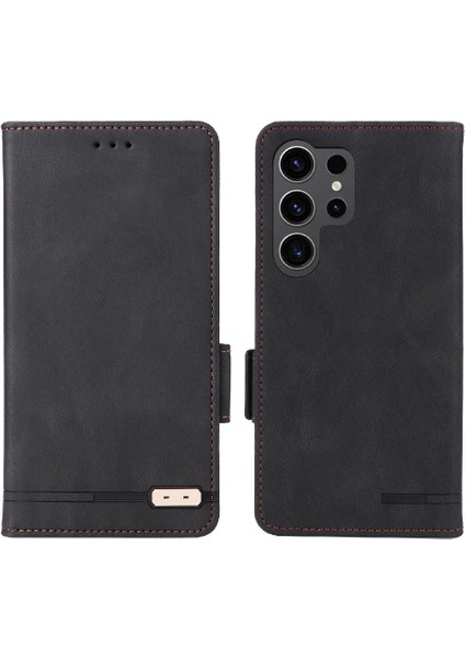 Kart Tutucu Kickstand Kart Folio ile Samsung Galaxy S24 Ultra Için Kılıf (Yurt Dışından)