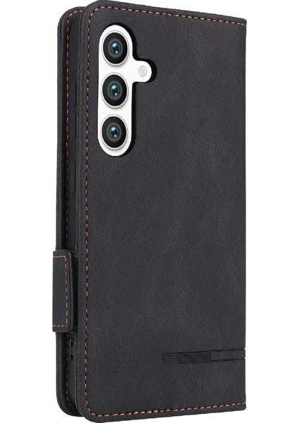 Samsung Galaxy S24/S24 Artı Kart Tutucu Kickstand Deri ile (Yurt Dışından)