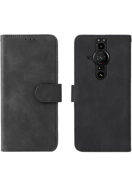 Kart Tutucu Kickstand Tam Koruma ile Sony Xperia Pro-I Için Kılıf (Yurt Dışından)