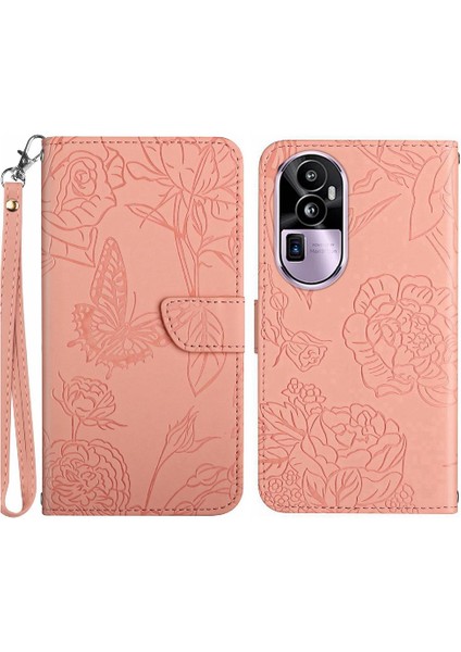 Oppo Için Kılıf Oppo 10 5g Pu Deri Flip Kapak ile Bilek Kayışı Anti-Damla (Yurt Dışından)