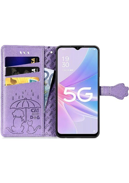 Oppo A78 Için Kılıf Deri Kılıf Karikatür Hayvanlar Darbeye Kısa Kayış (Yurt Dışından) fırsatları