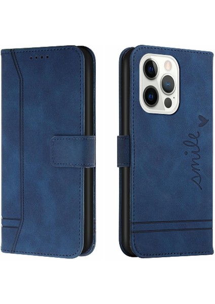 Telefon Kılıfı Için iphone 15 Pro El Kayışı Pu Deri Kart Yuvaları Kapak Çevirin (Yurt Dışından)