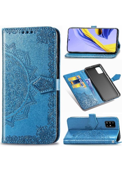 Samsung A51 4g Deri Kılıf Kapak Çevirin Darbeye Zarif (Yurt Dışından)