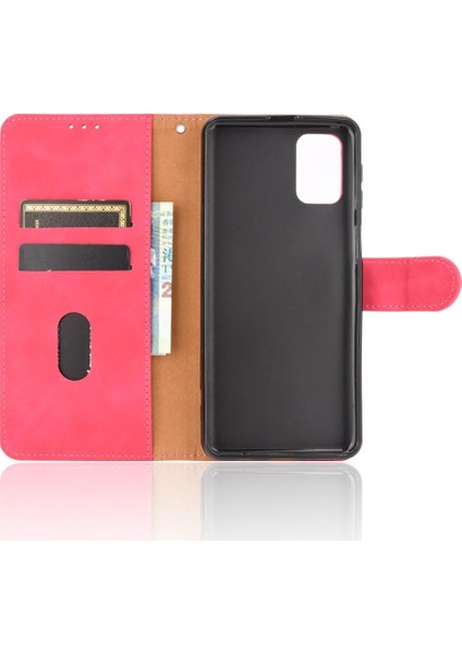 Samsung Galaxy M31S Deri Folio Flip Case Tam Koruma (Yurt Dışından)