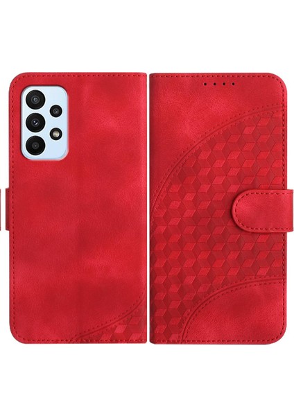 Samsung Galaxy A23 4g Pu Deri Kapak Çevirin Geometrik Desen (Yurt Dışından)