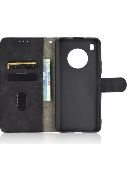 Kart ile Huawei Y9A Tam Koruma Deri Folio Flip Case Için Kılıf (Yurt Dışından) fiyatları