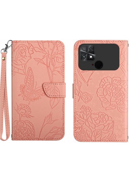 Xiaomi Poco C40 Darbeye Deri Kılıf Pu Deri Kapak Çevirin (Yurt Dışından)