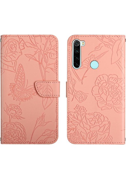 Xiaomi Redmi Not 8t Çiçekler ve Kelebekler Anti-Damla Koruma (Yurt Dışından)