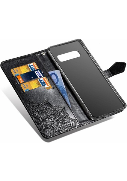 Samsung S10 Artı Flip Kapak Darbeye Deri Kılıf Için Basit (Yurt Dışından)