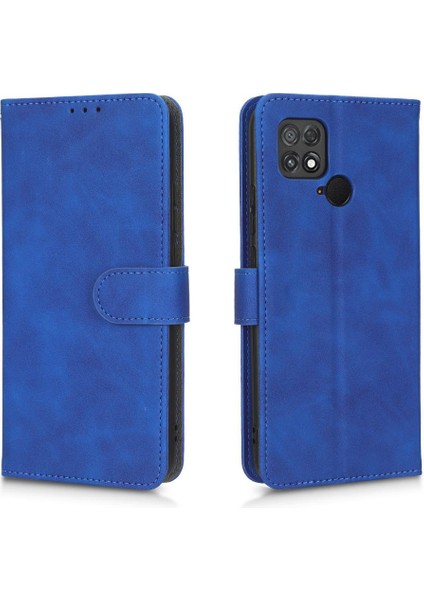 Xiaomi Poco C40 Tam Koruma Deri Folio Flip Case ile (Yurt Dışından)