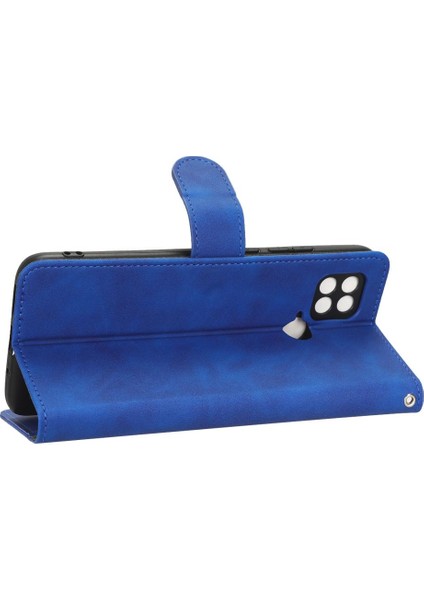 Xiaomi Poco C40 Tam Koruma Deri Folio Flip Case ile (Yurt Dışından)