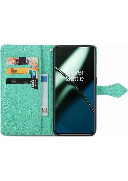 Oneplus 11 Için Kılıf Basit Iş Darbeye Kapak Çevirin Deri Kılıf (Yurt Dışından)