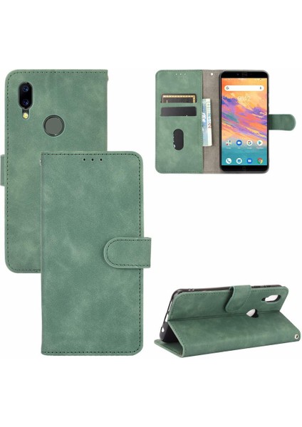 Umidigi A3S Kart Ekleme Tam Koruma Deri Folio Flip Için Kılıf (Yurt Dışından)