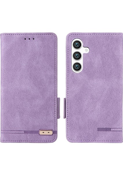 Samsung Galaxy S24/S24 Artı Kart Tutucu Kickstand Deri ile (Yurt Dışından)