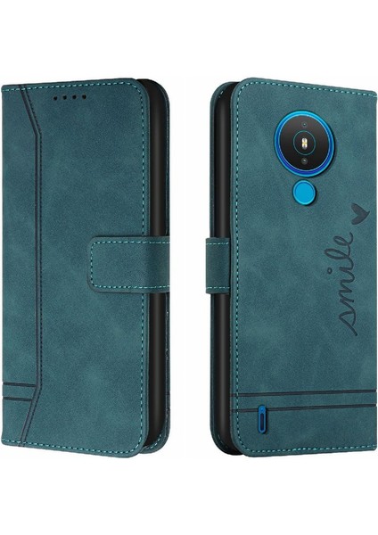 Mellow Mall Nokia 1.4 Flip Folio Cüzdan Manyetik Kapatma Kart Yuvaları Pu Için Telefon Kılıfı (Yurt Dışından)