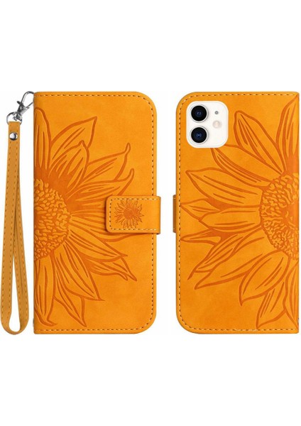 Kart Yuvaları ile iphone 11 Için Kılıf Tutucu Flip Cüzdan Telefon Kılıfı Kısa Pu (Yurt Dışından)
