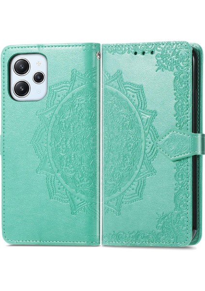 Redmi 12 4g Için Kılıf Deri Kılıf Kapak Çevirin Basit Iş Zarif (Yurt Dışından)