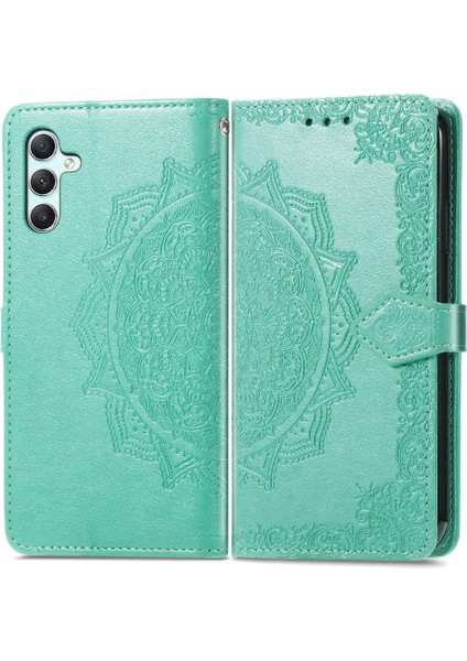 Samsung A34 5g Için Kılıf Zarif Desen Deri Kılıf Darbeye Çevir (Yurt Dışından)