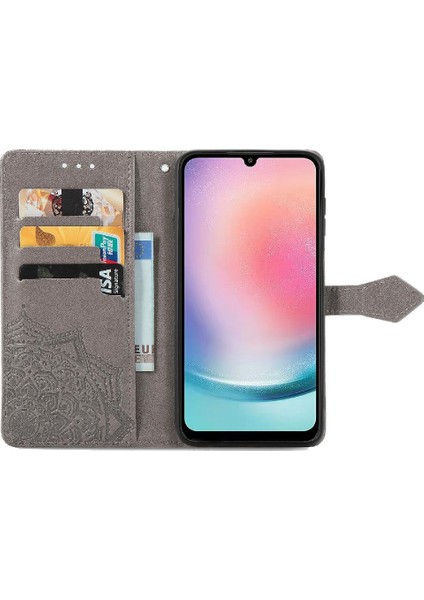 Samsung A24 4g Deri Kılıf Basit Iş Zarif Desen (Yurt Dışından) modelleri