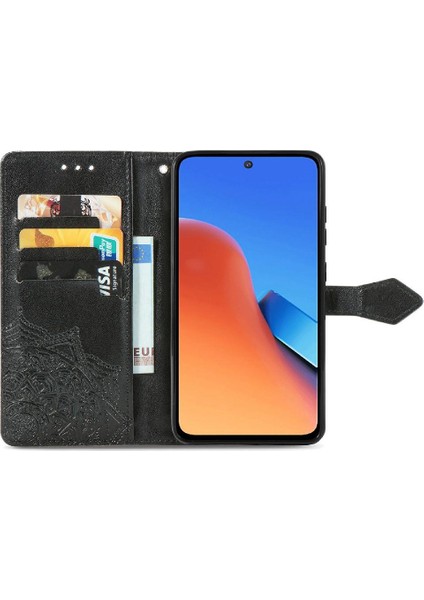Redmi 12 4g Için Kılıf Deri Kılıf Kapak Çevirin Basit Iş Zarif (Yurt Dışından)