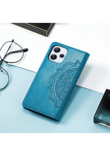 Redmi 12 4g Için Kılıf Deri Kılıf Kapak Çevirin Basit Iş Zarif (Yurt Dışından)