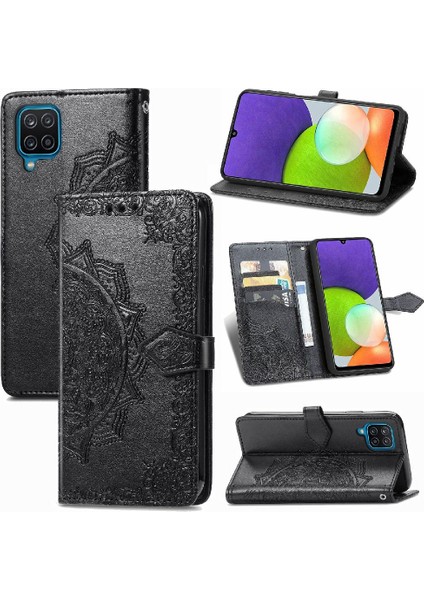 Samsung A22 4g Zarif Desen Darbeye Kapak Kapak Deri (Yurt Dışından) fiyatları