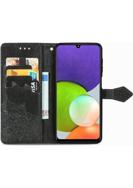 Samsung A22 4g Zarif Desen Darbeye Kapak Kapak Deri (Yurt Dışından) fırsatları