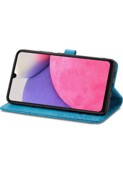 Samsung A33 5g Deri Kılıf Için Basit Iş Zarif Desen (Yurt Dışından) modelleri