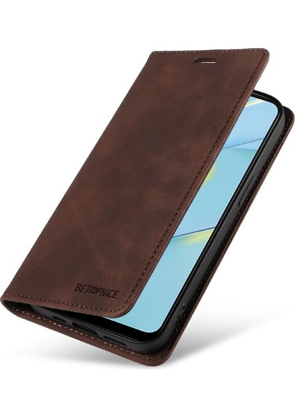 Oppo Için Kılıf A16 4G/A16S/A54S Folio Cüzdan Manyetik Pu Deri Koruyucu (Yurt Dışından)