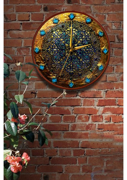 Vitray Duvar Saati - 29 cm fiyatları