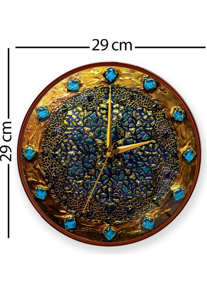 Vitray Duvar Saati - 29 cm modelleri