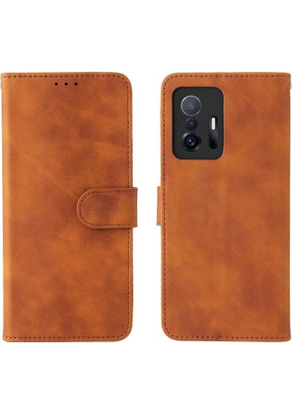 Xiaomi 11T 5g Için Kılıf Deri Folio Flip Case Koruyucu Kapak Tam (Yurt Dışından)