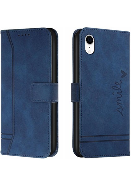 Iphone Xr Kart Yuvaları Için Telefon Kılıfı Kapak Flip Folio Cüzdan Manyetik El (Yurt Dışından)