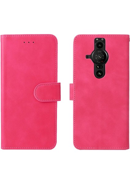 Kart Tutucu Kickstand Tam Koruma ile Sony Xperia Pro-I Için Kılıf (Yurt Dışından)