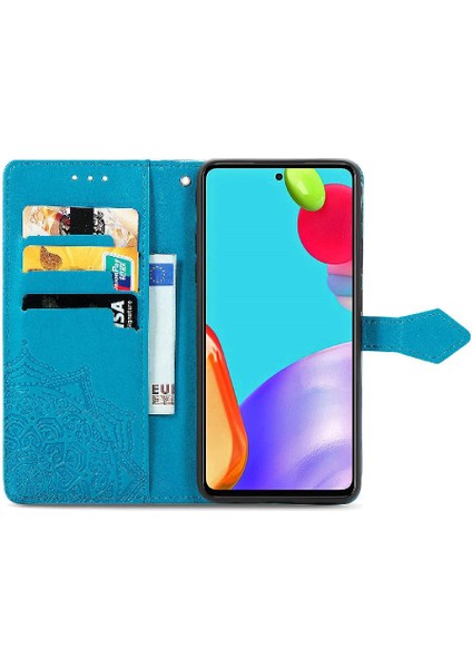 Samsung Case 5g Flip Kapak Için Kılıf Darbeye Deri Kılıf Basit Desen (Yurt Dışından)