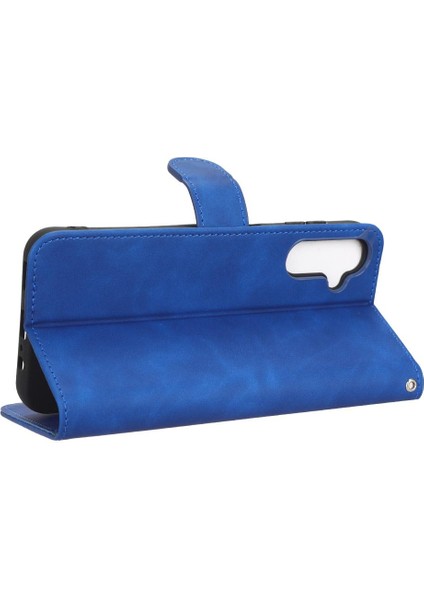 Kart Tutucu Kickstand Deri Folio ile Samsung Galaxy A14 5g Için Kılıf (Yurt Dışından)