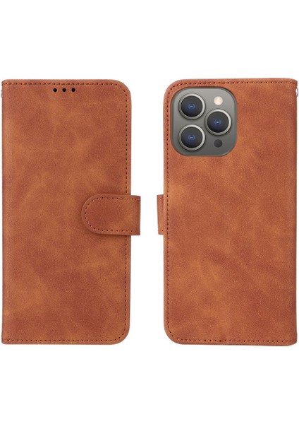 IPHONE15 Artı Deri Folio Flip Case Kart Ekleme Tam Için Kılıf (Yurt Dışından)