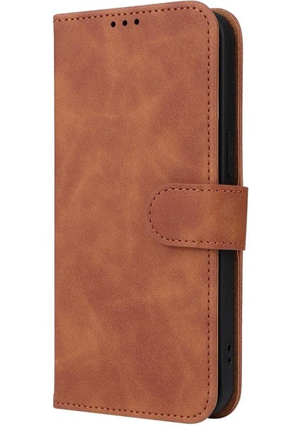 IPHONE15 Artı Deri Folio Flip Case Kart Ekleme Tam Için Kılıf (Yurt Dışından)