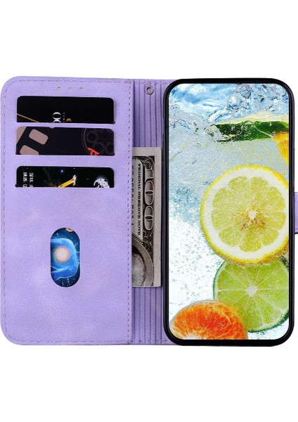 Oppo Phone 8 Pro 5g Için Telefon Kılıfı Pu Deri Kart Tutucu Cüzdan Kapak 8 (Yurt Dışından)