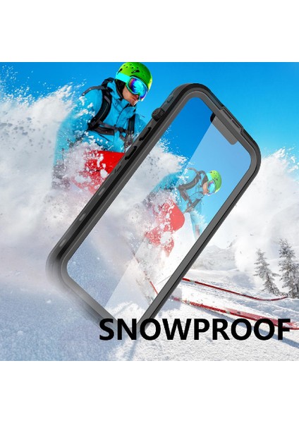 Iphone 14 Artı Su Geçirmez Dahili Ekran Koruyucu IP68 Tam (Yurt Dışından)