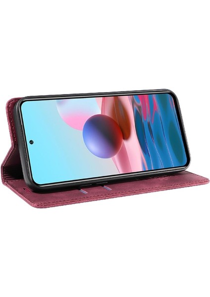 Xiaomi Redmi Için Not 10 4g Pu Deri Manyetik Koruyucu Folyo (Yurt Dışından) modelleri