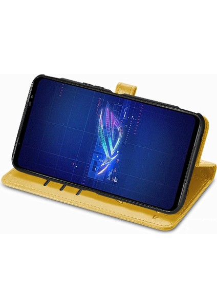 Asus Rog Telefon 6 Için Kılıf Darbeye Kısa Kayış Deri Kılıf Kapak Çevirin (Yurt Dışından) fiyatları