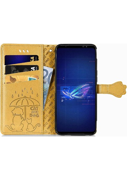 Asus Rog Telefon 6 Için Kılıf Darbeye Kısa Kayış Deri Kılıf Kapak Çevirin (Yurt Dışından) modelleri