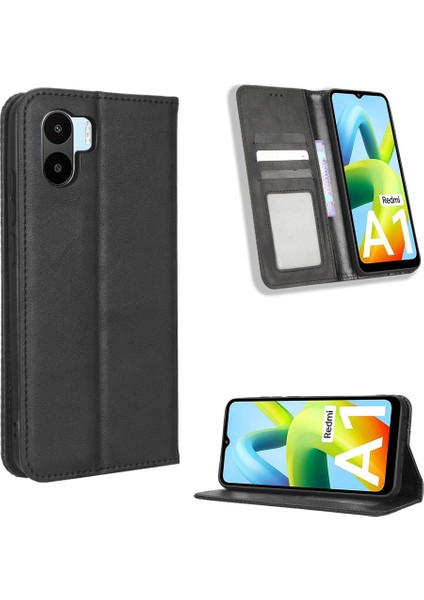Xiaomi Redmi A2 Pu Deri Cüzdan Manyetik Kapatma Için Kılıf (Yurt Dışından)