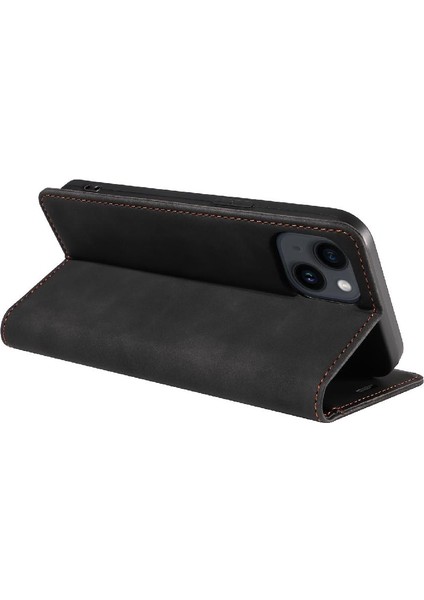 Iphone 13 Için Kılıf Mini Koruyucu Manyetik Folio Cüzdan Pu Deri (Yurt Dışından)