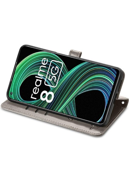 Realme 8 5g Karikatür Hayvanlar Için Kılıf Darbeye Kapak Kapak Kısa Kayış (Yurt Dışından) modelleri