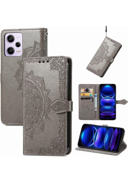 Redmi Not 12 Için Kılıf Pro Kapak Çevirin Kılıf Zarif Desen (Yurt Dışından)