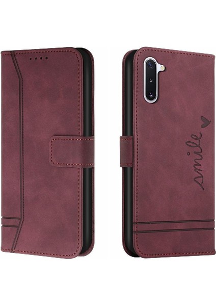 Samsung Galaxy Not 10 Için Telefon Kılıfı El Kayışı Flip Folio Cüzdan Kart Pu (Yurt Dışından) indirimleri